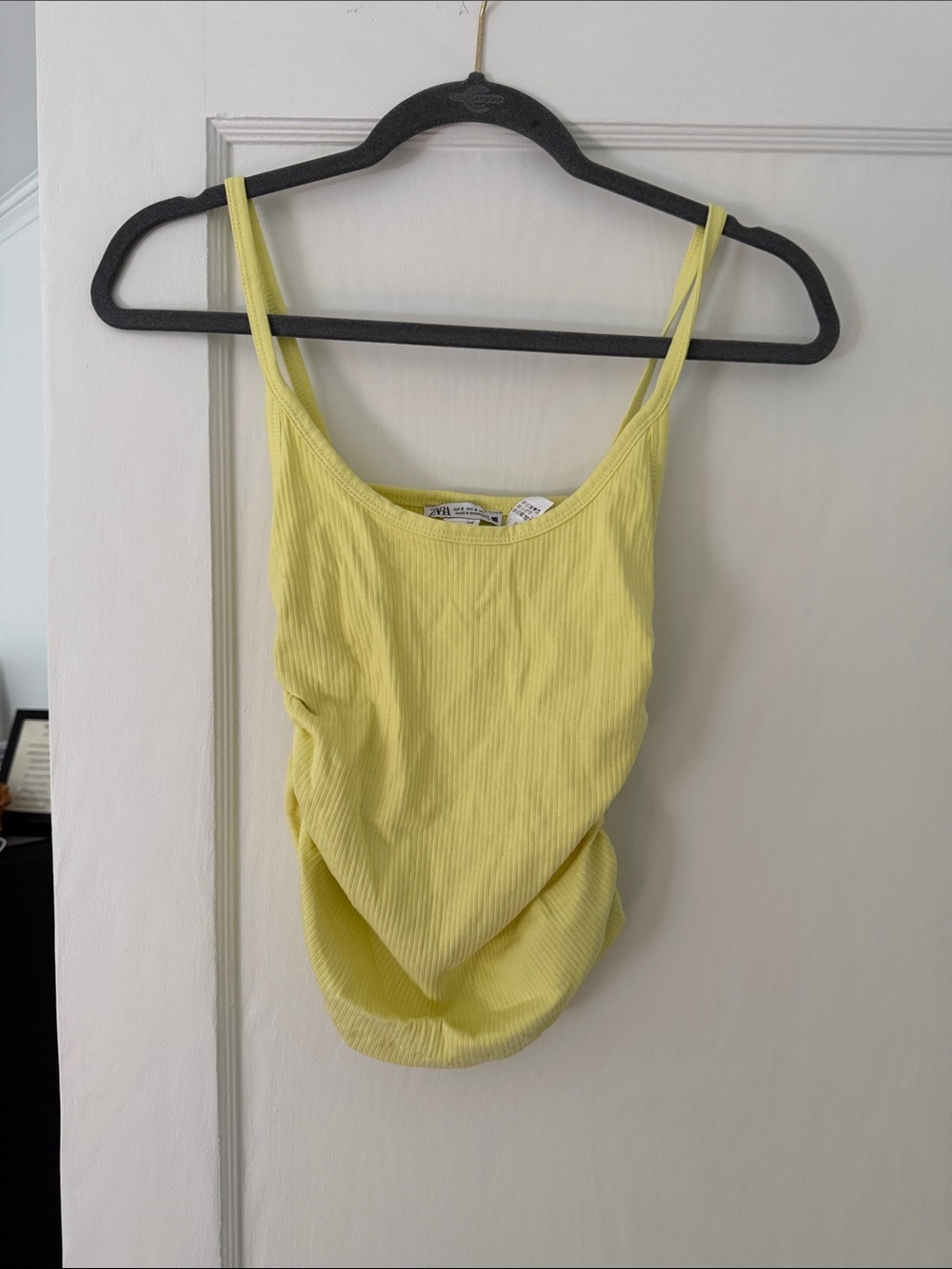Zara Ribbed Spaghetti Strap Tank Top